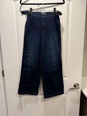 Carve Designs Dark Blue Wide Leg Jeans